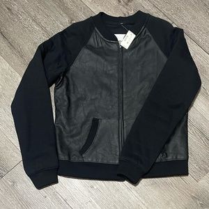 Women's Aeropostale Black Bomber Jacket Size L